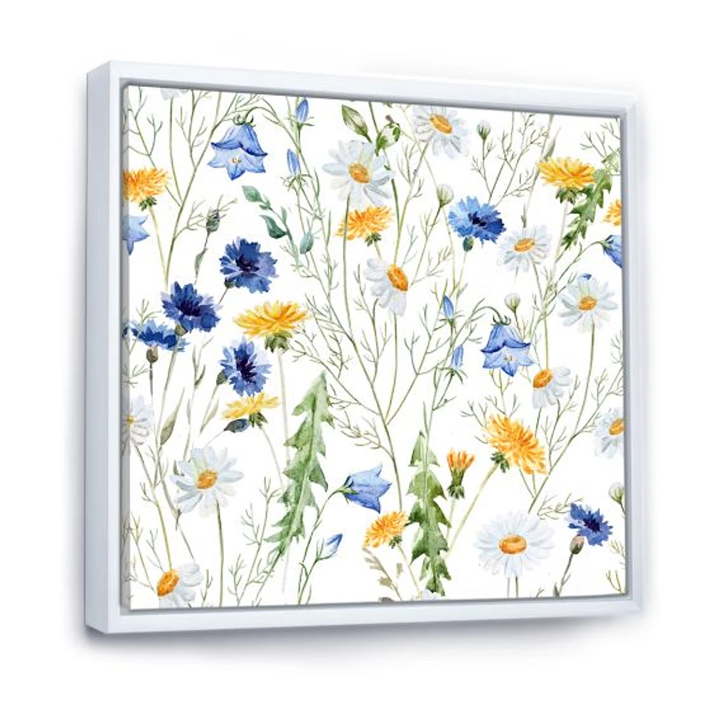 Toile « WildFlowers Chamomile and Clover Bell II