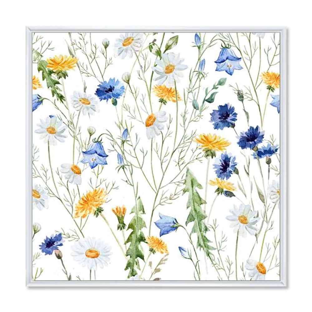 Toile « WildFlowers Chamomile and Clover Bell II