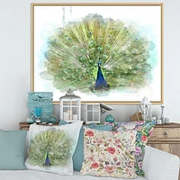 Peacock Bird  Wall Art