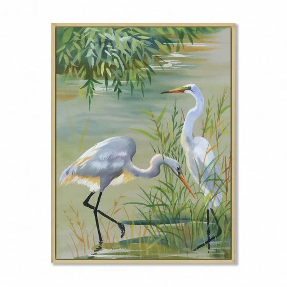 Toile « Heron Birds I »