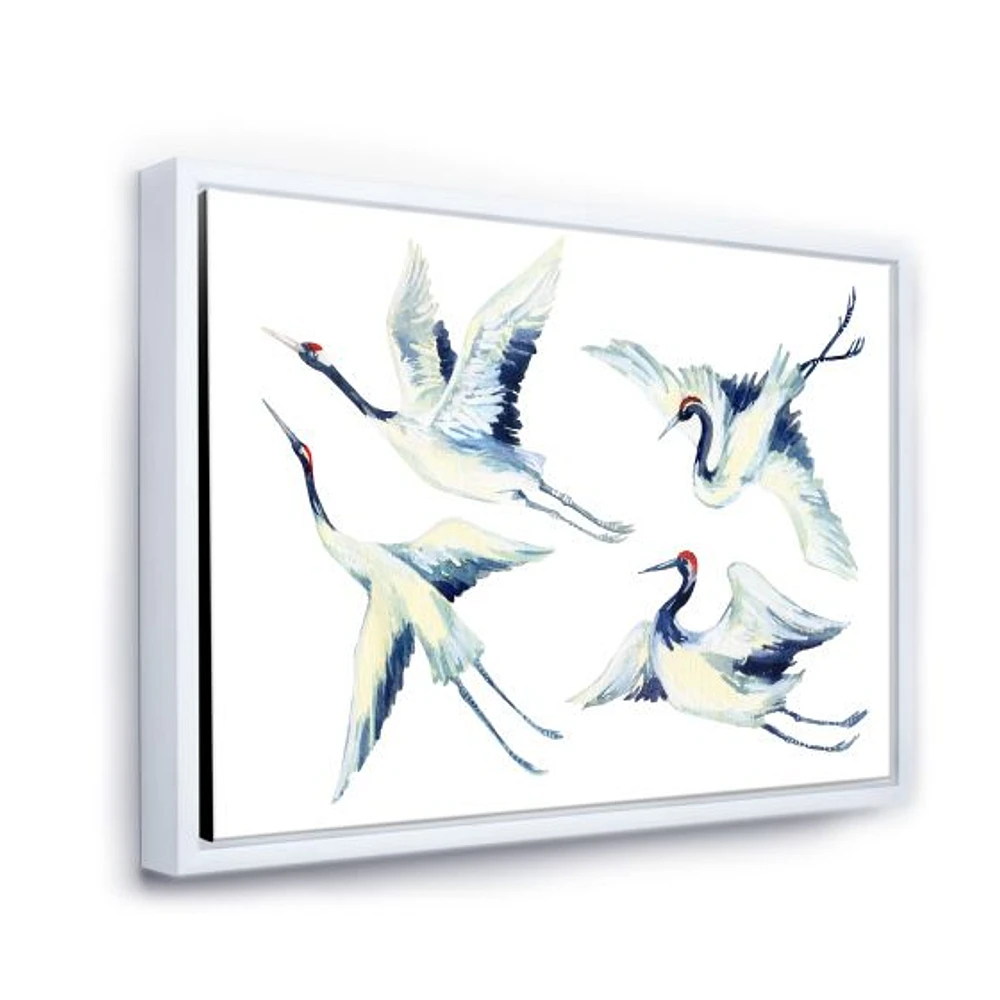 Toile « Asian Crane Bird Impression