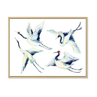 Toile « Asian Crane Bird Impression