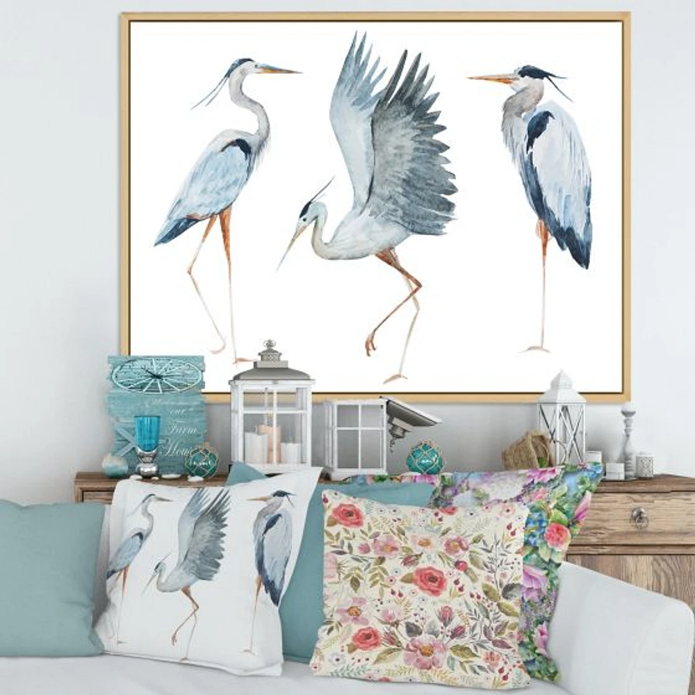 Toile « Heron Birds II