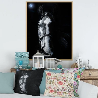 Horse Staring Sinister  Wall Art