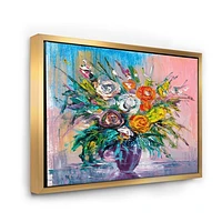 Bouquet of VIbrant Flowers  Wall Art