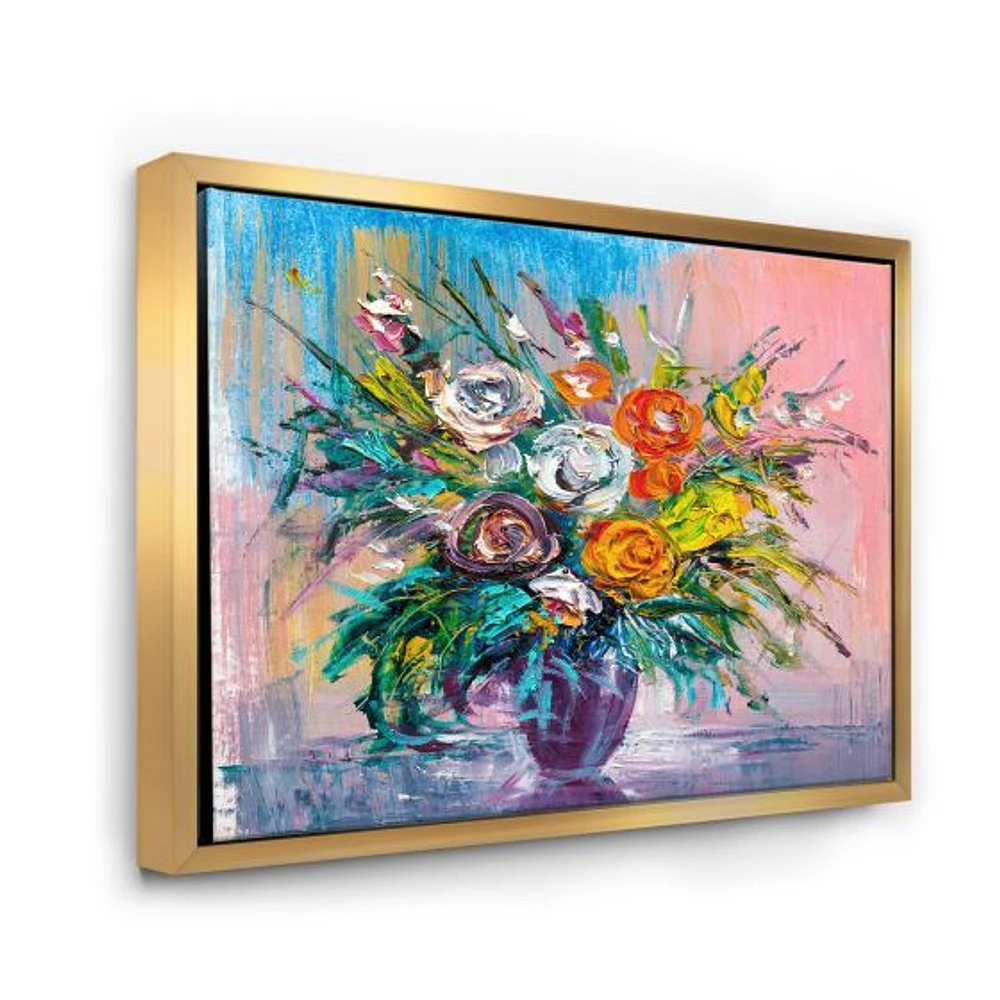 Bouquet of VIbrant Flowers  Wall Art