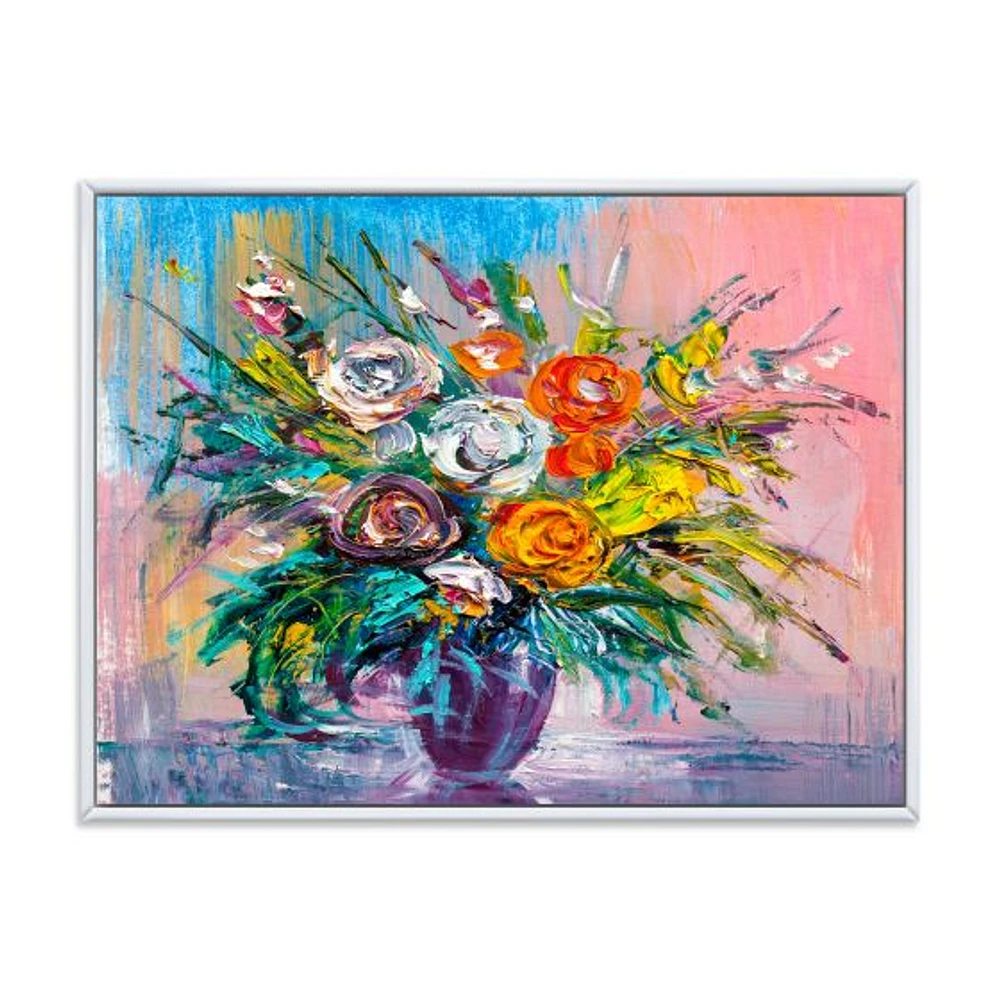 Bouquet of VIbrant Flowers  Wall Art