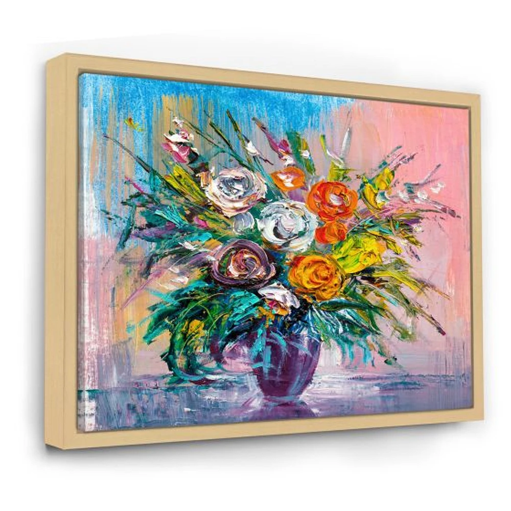 Bouquet of VIbrant Flowers  Wall Art