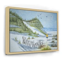 Toile « Child Walking The Beach