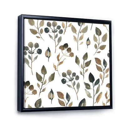 Illustration of Brown Simple Leaves