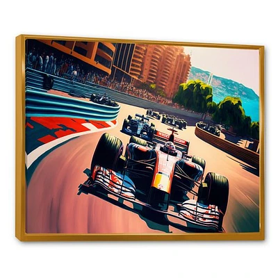 Formula Car Racing I Wall Art