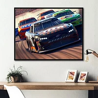 Stock Car Racing Last Lap Wall Art