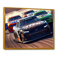 Stock Car Racing Last Lap Wall Art