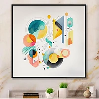 Multi-Color Circular Abstract I Wall Art