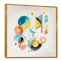 Multi-Color Circular Abstract I Wall Art