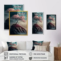 Mountain Top Cherry Blossom IV Wall Art