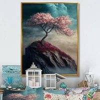 Mountain Top Cherry Blossom IV Wall Art