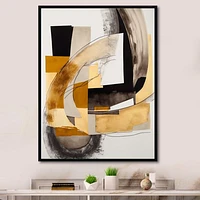 Glam Art Deco Abstract IV Wall