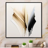 Minimalism Pink And Gold Cubic Fusion IV Wall Art