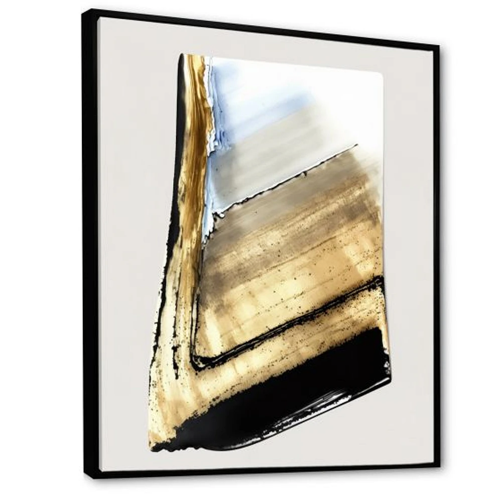 Black And Gold Cubic Expression XI Wall Art