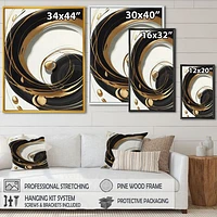 Gold Glamour Circle Wall Art