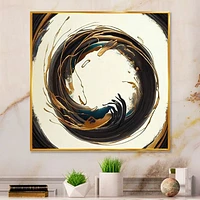 Gold Glamour Circle 1 Wall Art
