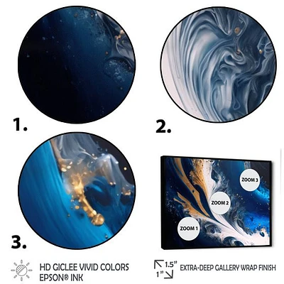 Ice Paint Splash VI Wall Art
