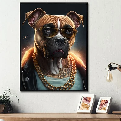 Boxer Gangster NYC Wall Art