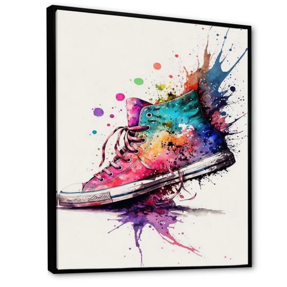 Multicolor Sneaker Shoe I Wall Art