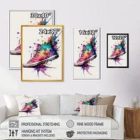 Multicolor Sneaker Shoe I Wall Art