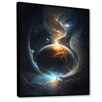 Deep Space Planet Fusion IV Wall Art