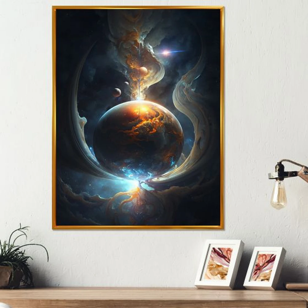 Deep Space Planet Fusion IV Wall Art