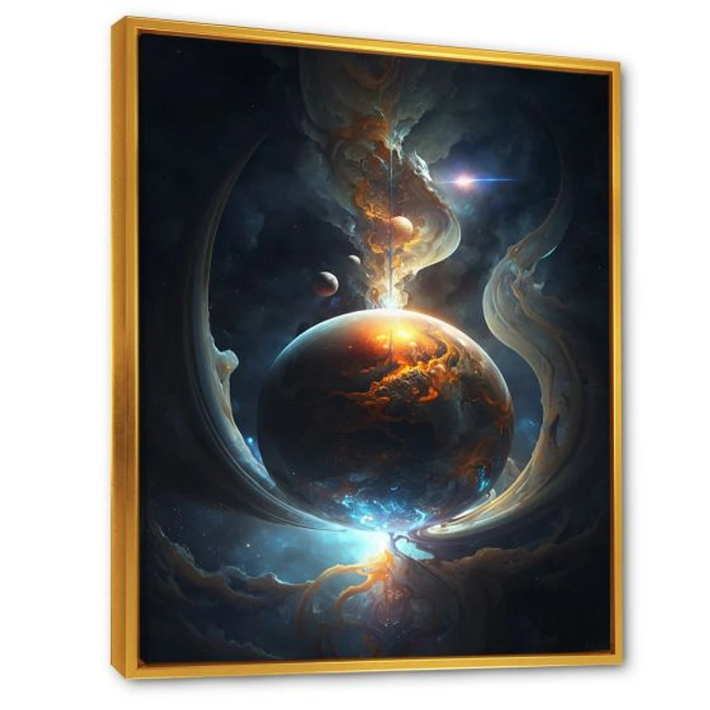 Deep Space Planet Fusion IV Wall Art