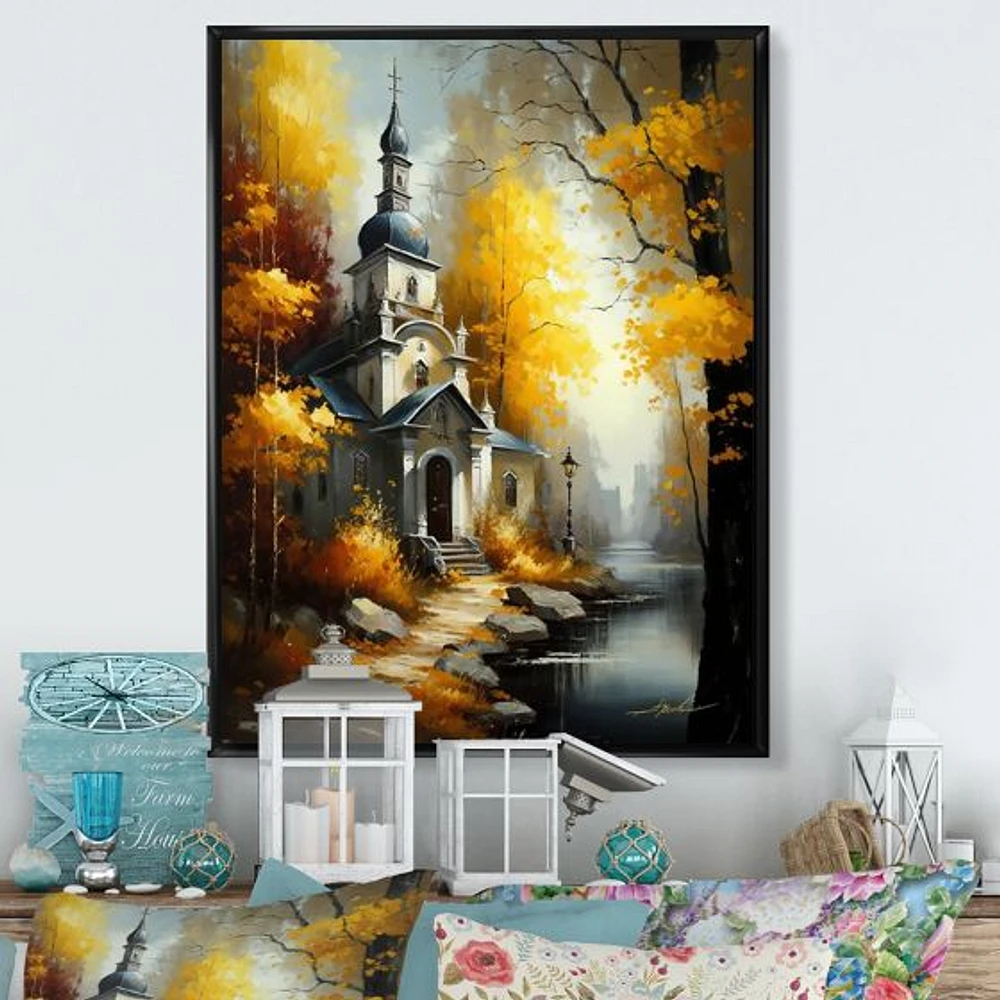 Church Forest Autumn IV Wall Art