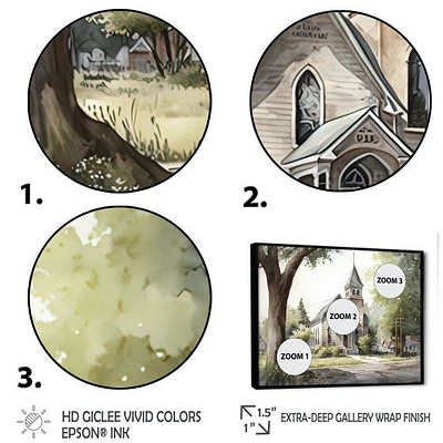 Monochome Yellow And Grey Farm Wall Art