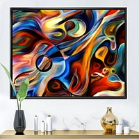 Abstract Music and Rhythm  Canvas Art Print