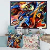 Abstract Music and Rhythm  Canvas Art Print