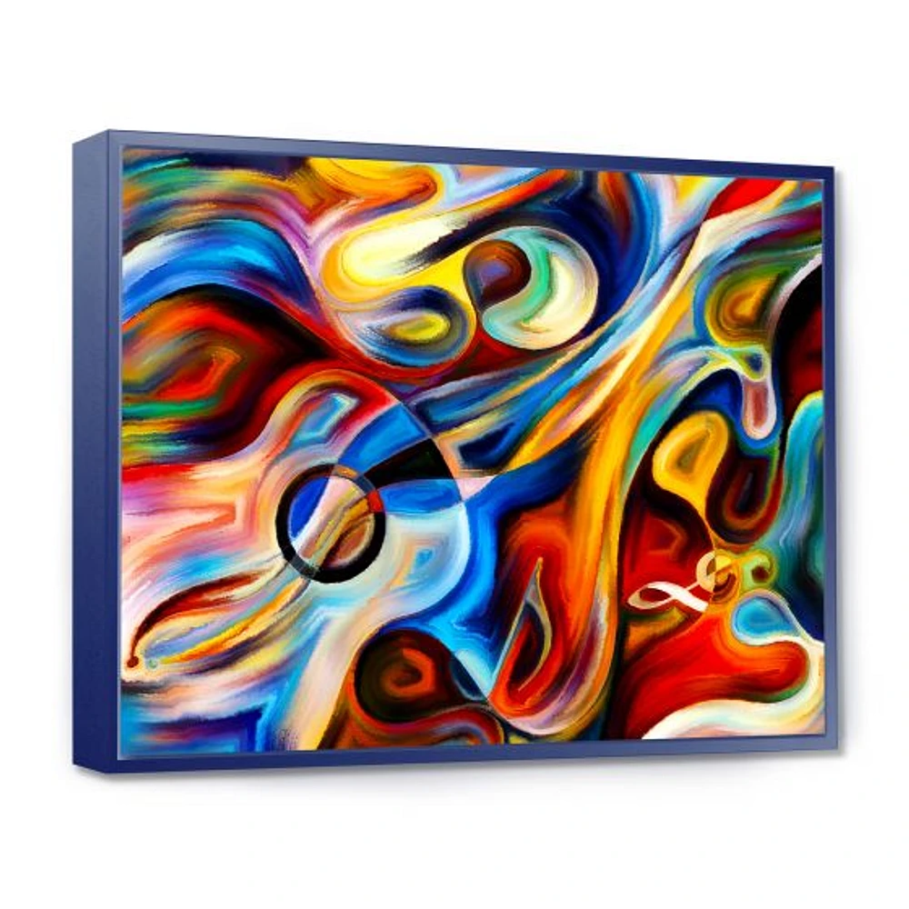 Abstract Music and Rhythm  Canvas Art Print