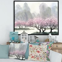 Toile imprimée « Flowering Trees at Spring »