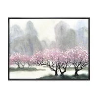 Toile imprimée « Flowering Trees at Spring »