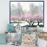 Toile imprimée « Flowering Trees at Spring »