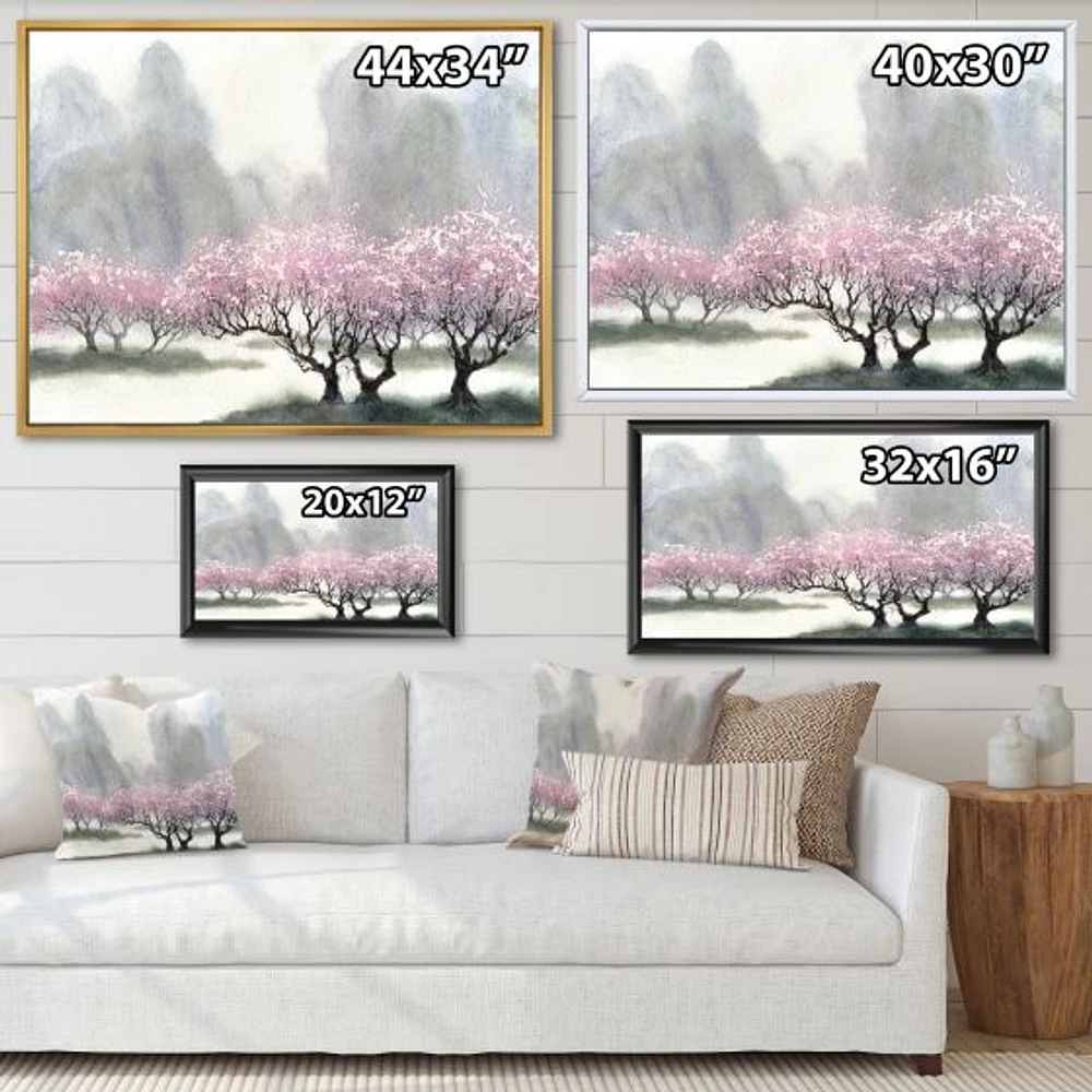 Toile imprimée « Flowering Trees at Spring »