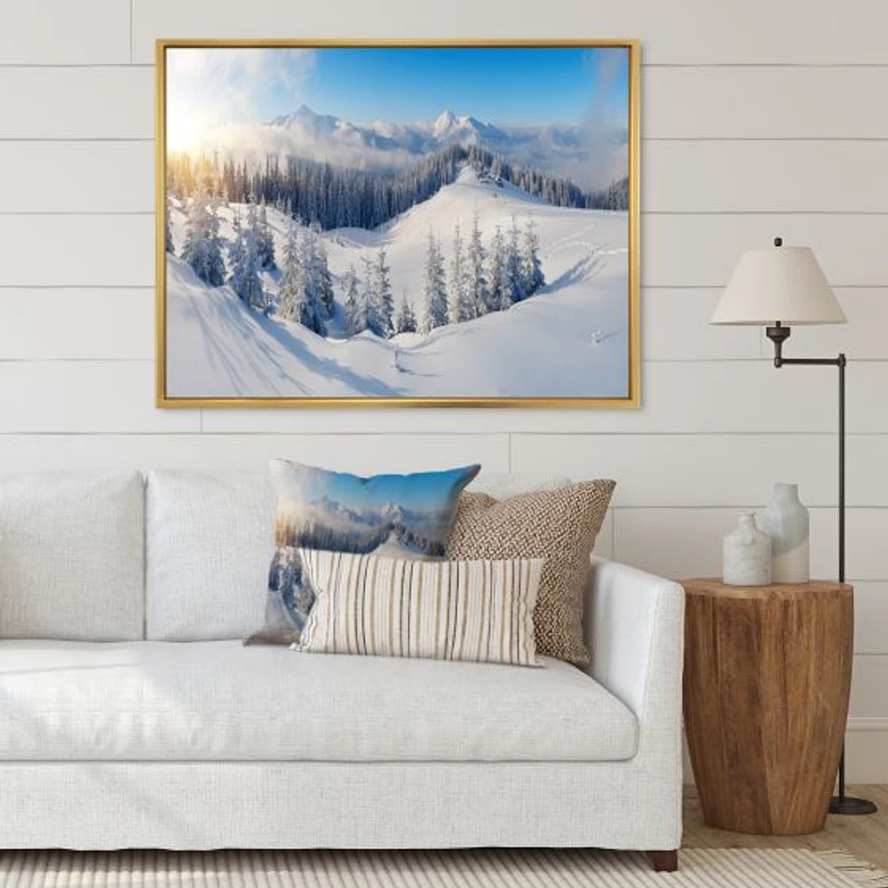 Toile « Winter Mountains Panorama