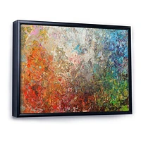 Board Stained Abstract Art  Canvas Print