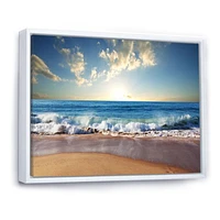 Sea Sunset  Canvas Art Print