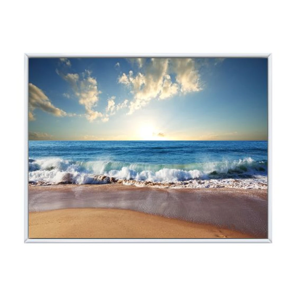 Sea Sunset  Canvas Art Print