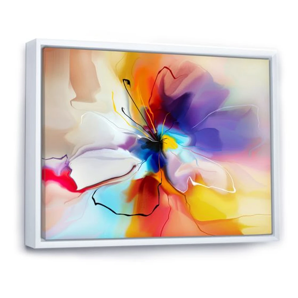 Creative Flower Multiple Colors  Canvas Print