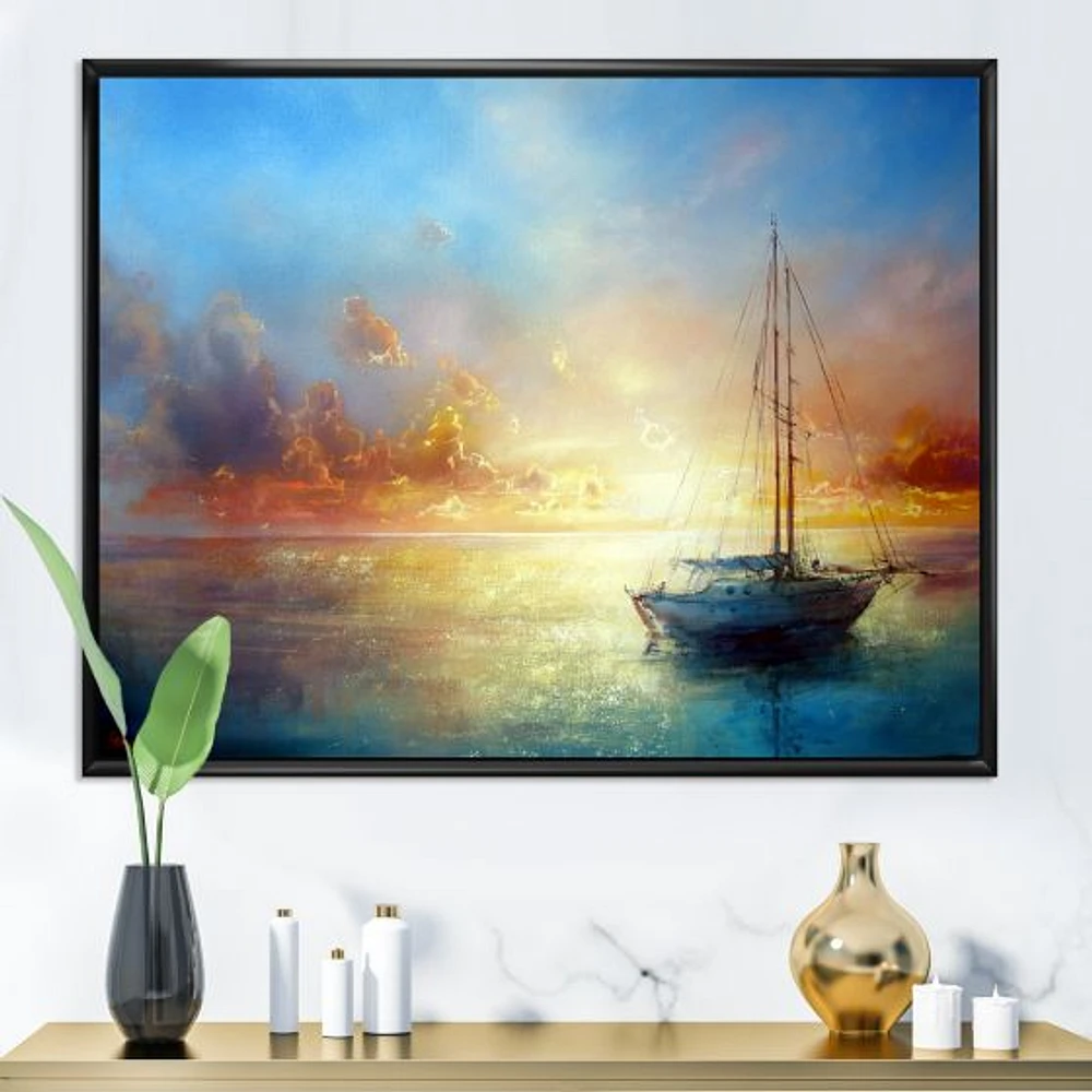 Seascape Pier  Wall Art