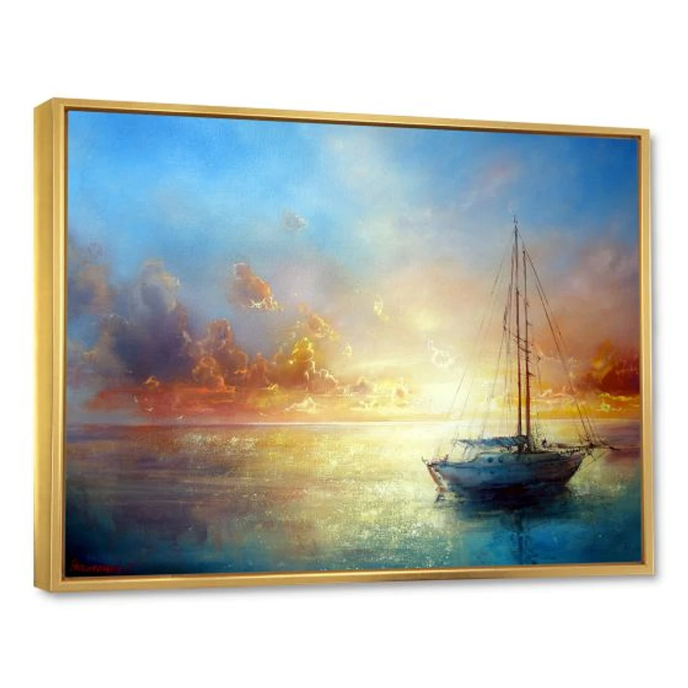 Seascape Pier  Wall Art