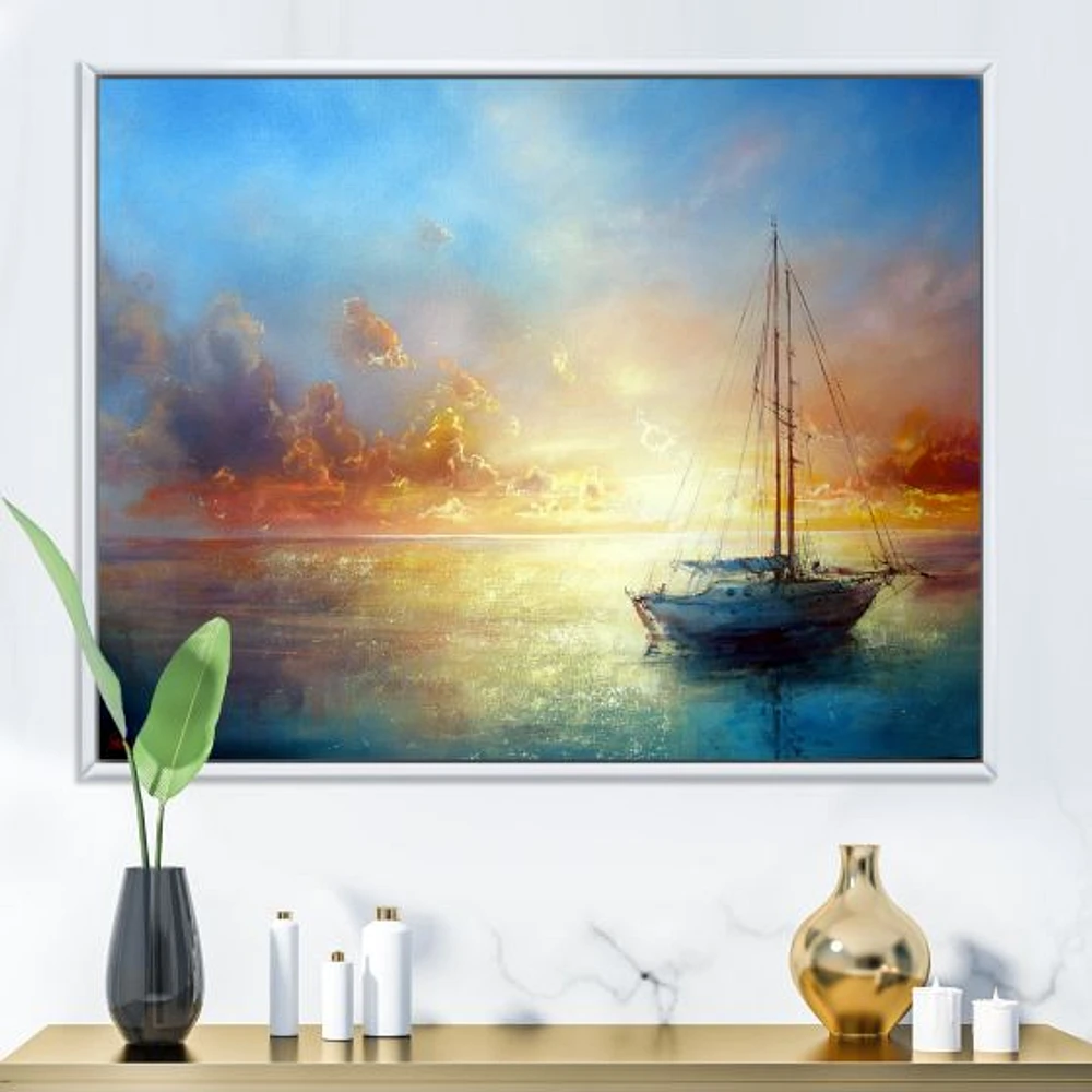 Seascape Pier  Wall Art